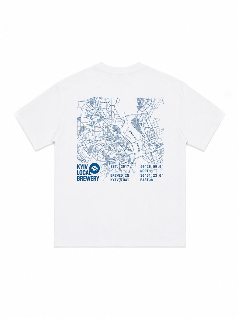 Футболка Kyiv Map White - Зображення 2